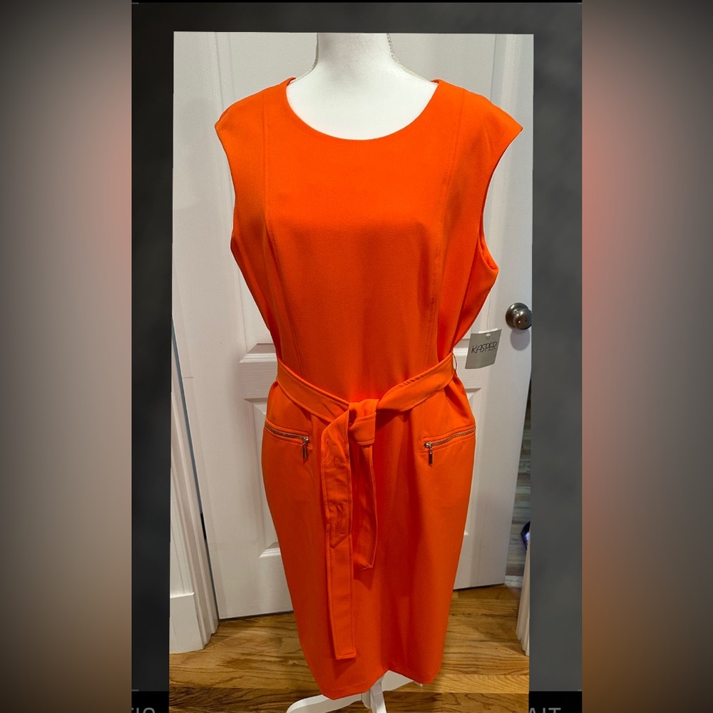 Valencia Orange Dress